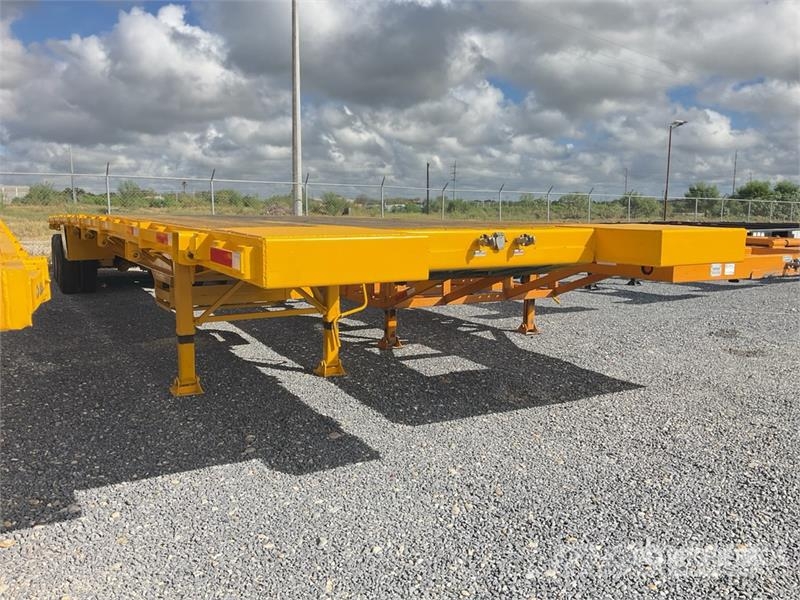 M&M Marroking 45.5 ton 53 ft Tri/A Plataforma / Flatbe Planhengere