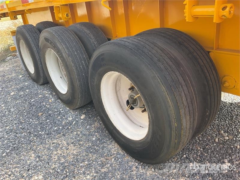M&M Marroking 45.5 ton 53 ft Tri/A Plataforma / Flatbe Planhengere