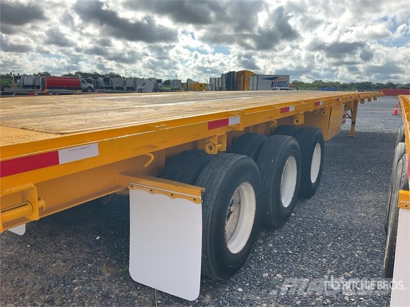 M&M Marroking 45.5 ton 53 ft Tri/A Plataforma / Flatbe Planhengere