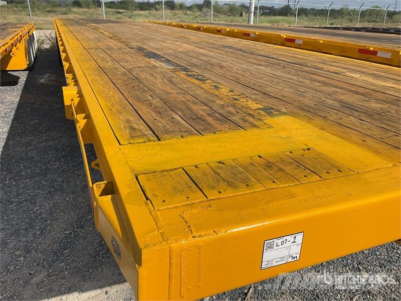 M&M Marroking 48.7 ton 53 ft Tri/A Plataforma / Flatbe Planhengere