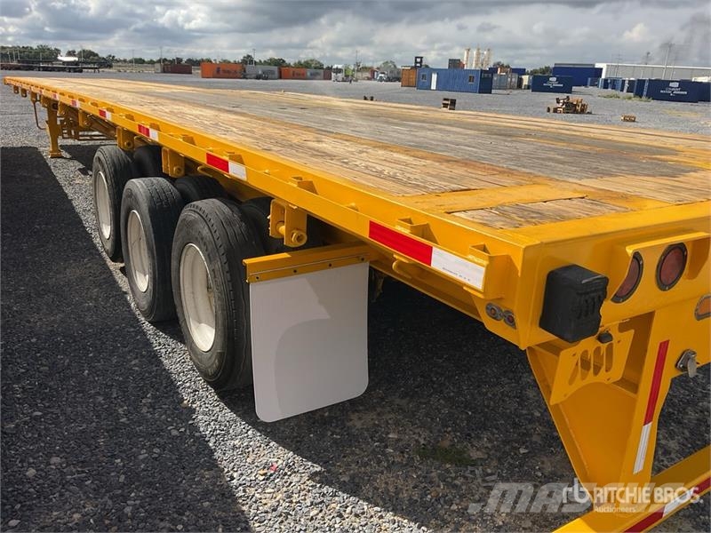 M&M Marroking 48.7 ton 53 ft Tri/A Plataforma / Flatbe Planhengere