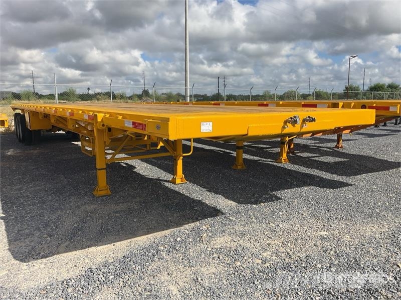 M&M Marroking 48.7 ton 53 ft Tri/A Plataforma / Flatbe Planhengere