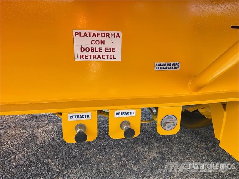 M&M Marroking 48.7 ton 53 ft Tri/A Plataforma / Flatbe Planhengere