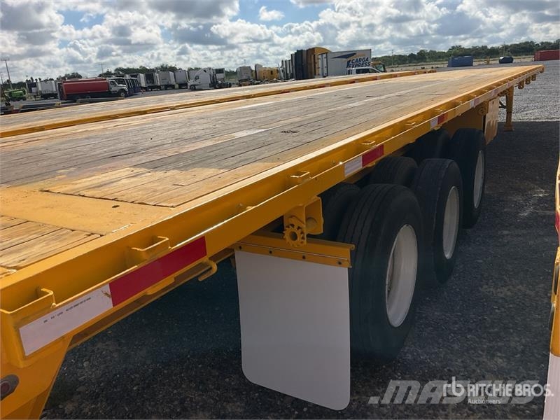 M&M Marroking 48.7 ton 53 ft Tri/A Plataforma / Flatbe Planhengere