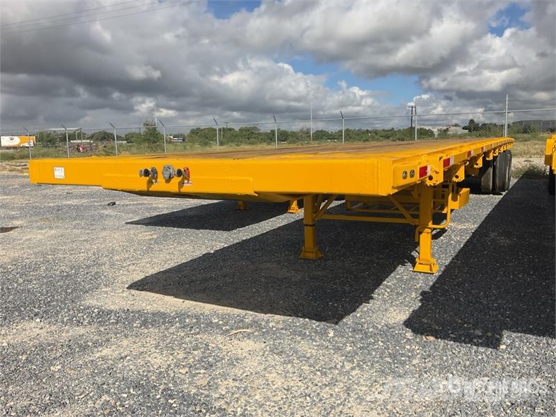 M&M Marroking 48.7 ton 53 ft Tri/A Plataforma / Flatbe Planhengere