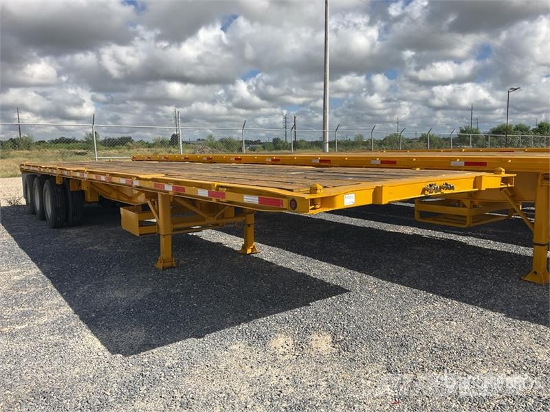 Merak PL40HC 40 ft T/A Plataforma / Flatbed Traile Platformas/izkraušana no sāniem