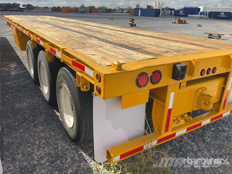 Merak PL40HC 40 ft T/A Plataforma / Flatbed Traile Platformas/izkraušana no sāniem