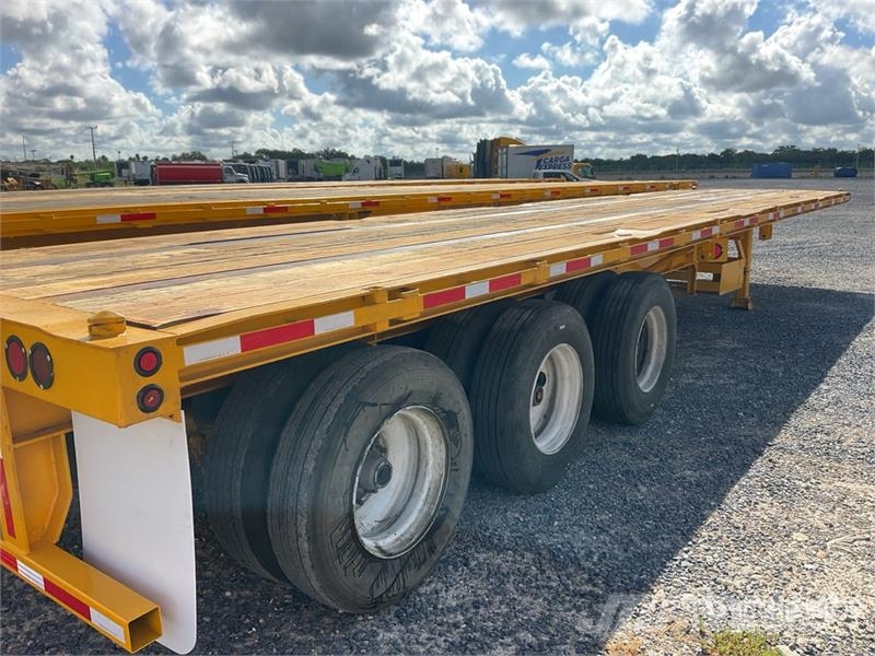 Merak PL40HC 40 ft T/A Plataforma / Flatbed Traile Platformas/izkraušana no sāniem