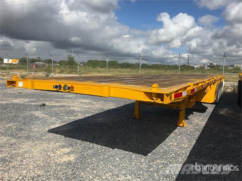 Merak PL40HC 40 ft T/A Plataforma / Flatbed Traile Platformas/izkraušana no sāniem