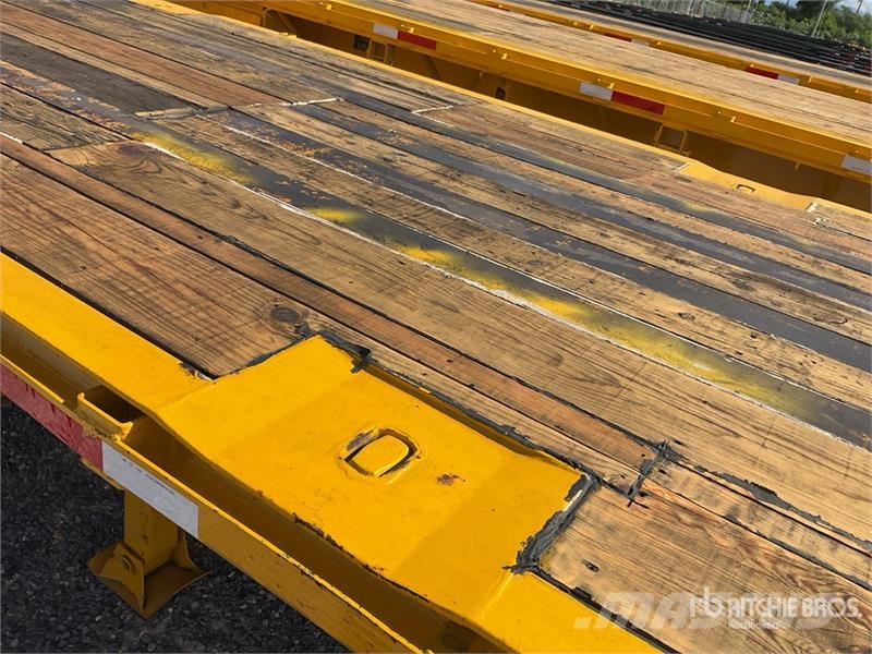 Merak PL40HC 40 ft T/A Plataforma / Flatbed Traile Platformas/izkraušana no sāniem
