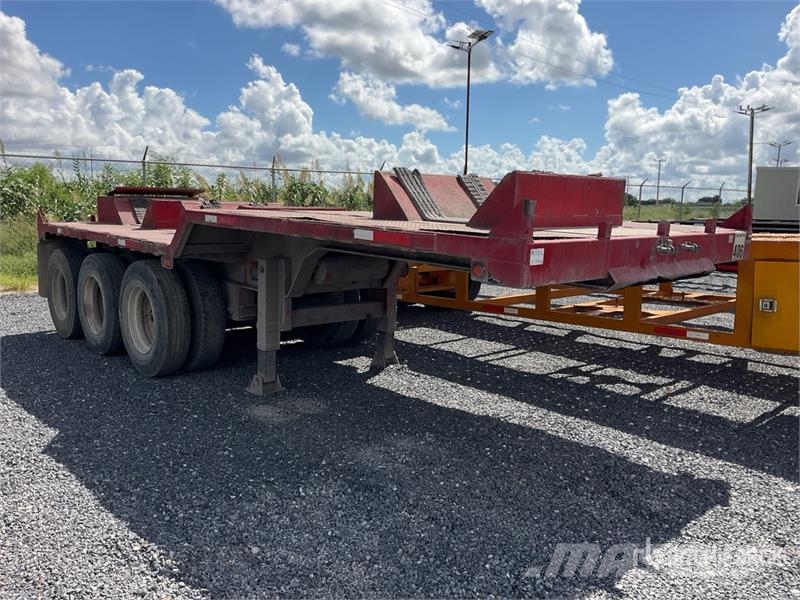  Mireles 24 ft Tri/A Plataforma / Flatbed Trailer Platformas/izkraušana no sāniem