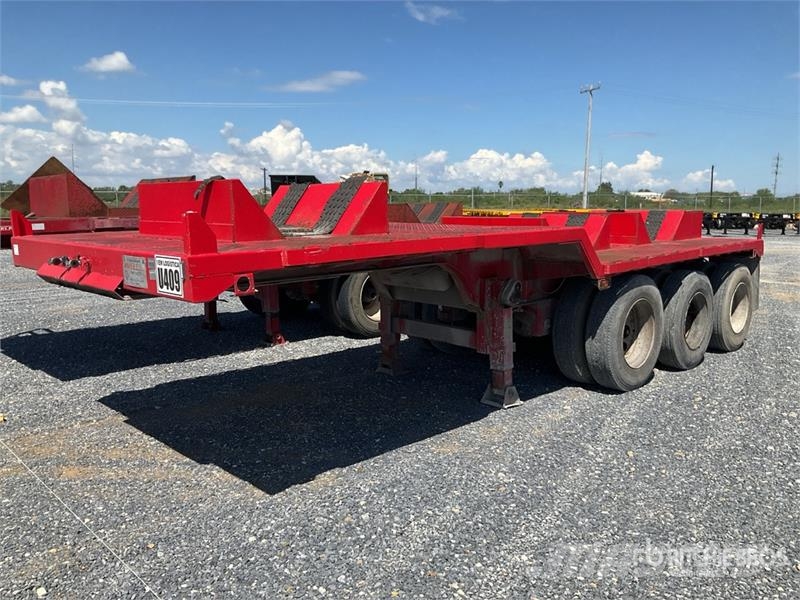 Mireles 24 ft Tri/A Plataforma de Escalon para Bob Низькорамні причепи