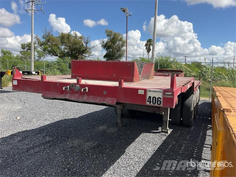  Mireles 24 ft Tri/A Plataforma / Flatbed Trailer Platformas/izkraušana no sāniem