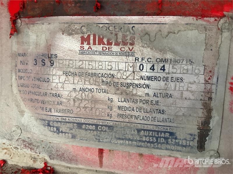  Mireles 24 ft Tri/A Plataforma de Escalon para Bob لوادر منخفضة