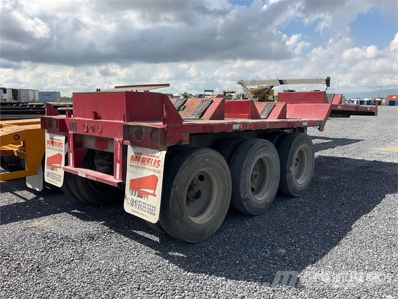  Mireles 24 ft Tri/A Plataforma / Flatbed Trailer Platformas/izkraušana no sāniem