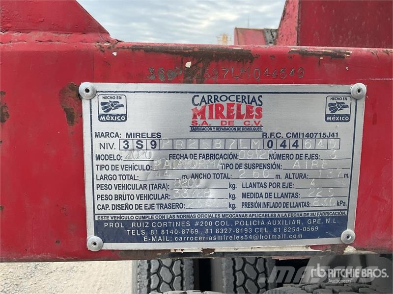 Mireles 24 ft Tri/A Plataforma de Escalon para Bob Mélybölcsős