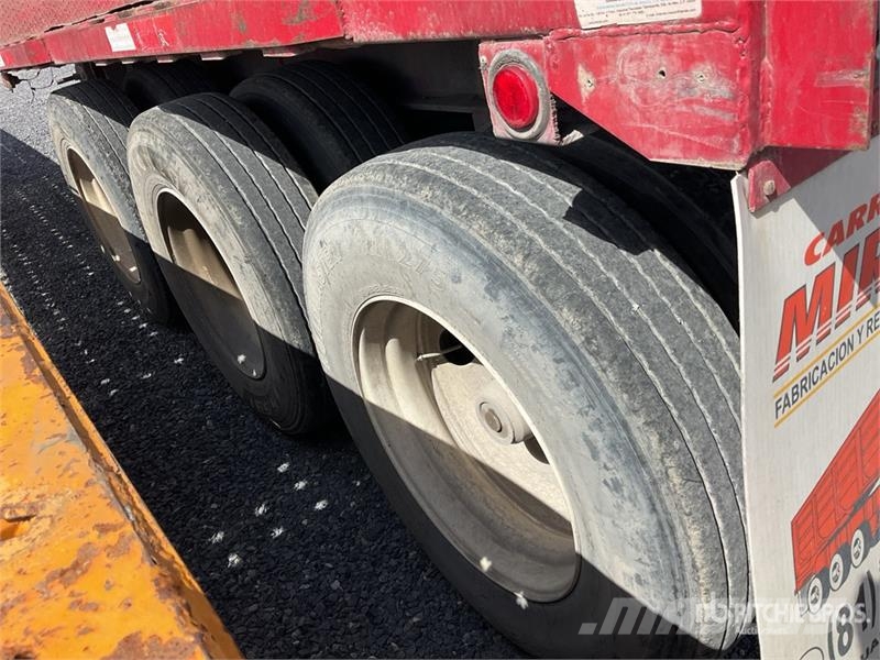  Mireles 24 ft Tri/A Plataforma / Flatbed Trailer Platformas/izkraušana no sāniem