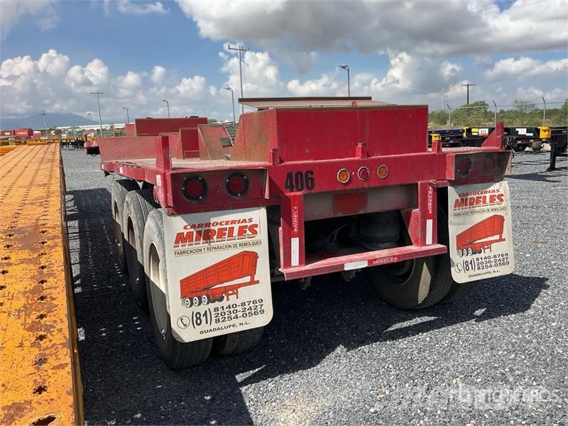 Mireles 24 ft Tri/A Plataforma / Flatbed Trailer Platformas/izkraušana no sāniem