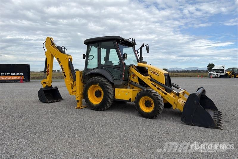 New Holland B80B-SS 4x4 / Retroexcavadora / Backhoe Loader لوادر ذات جرافات عكسية