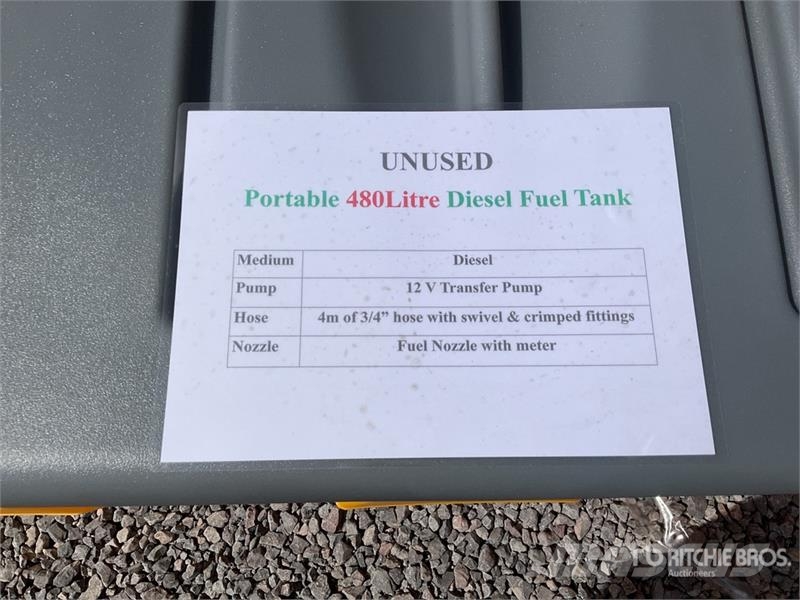 PFT-B 480 L Portable Poly Diesel 480 Liter Poly wi Kütusemahutid