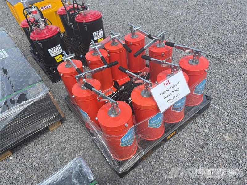 Quantity of (10) GP16 Qty of Manual Grease Pump ( Otros componentes