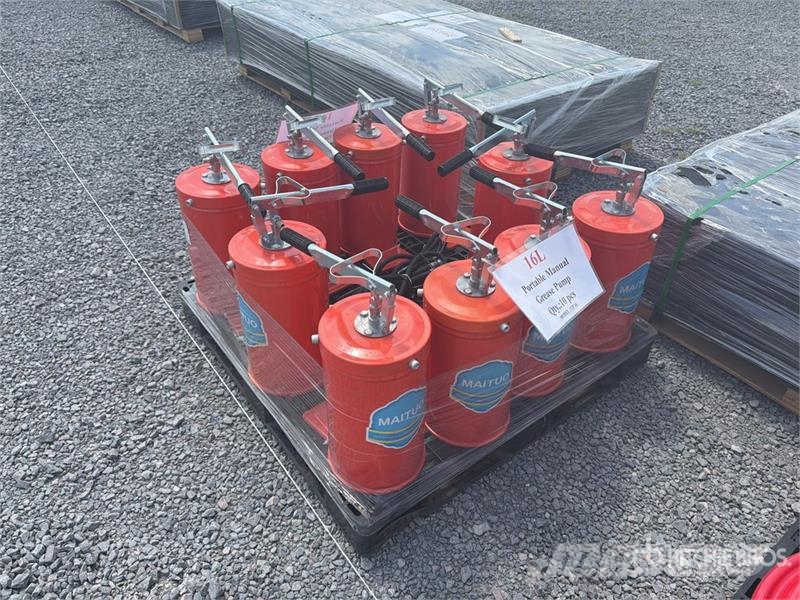 Quantity of (10) GP16 Qty of Manual Grease Pump ( Otros componentes
