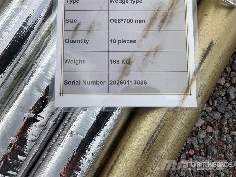 Quantity of (10) SDCH SDCH680C Lote de Cinceles p Kiti naudoti statybos komponentai