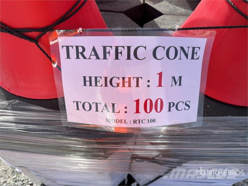 Quantity of (100) RTC100 Qty of (100) Traffic Con Poseur de canalisation