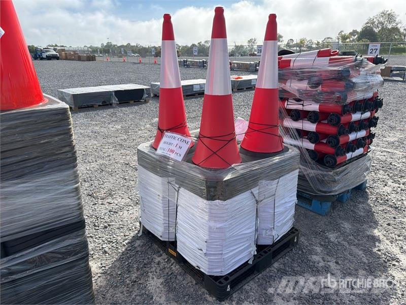 Quantity of (100) RTC100 Qty of (100) Traffic Con Poseur de canalisation