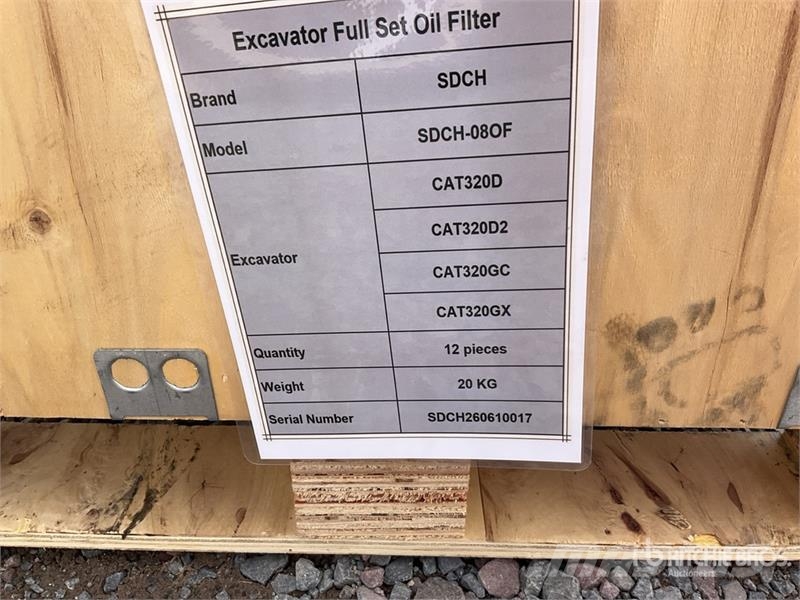 Quantity of (12) SDCH SDCH-08OF Lote de Filtros p Kiti naudoti statybos komponentai