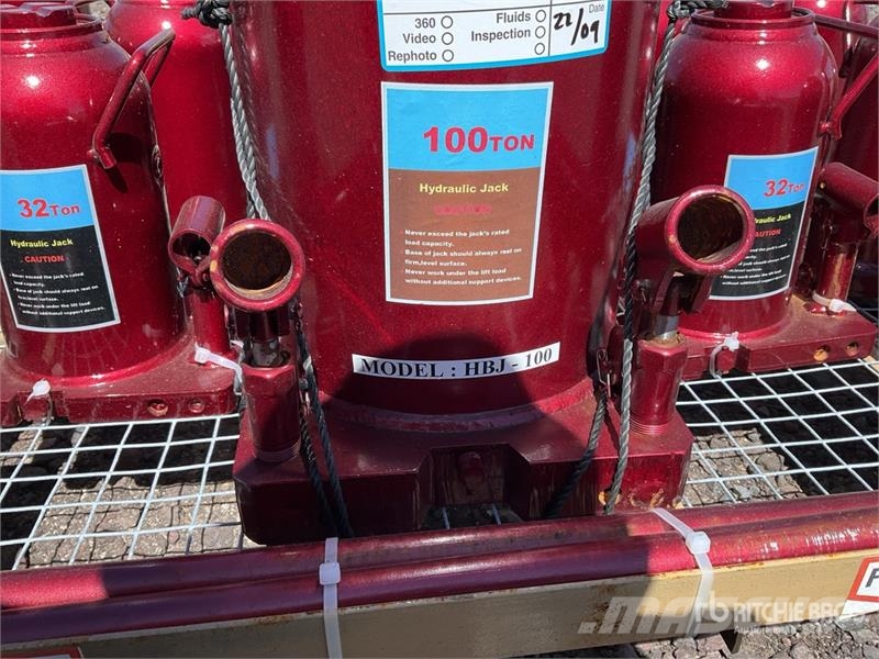 Quantity of (17) HBJ-100 Lote de Gatos Hidraulico Otros