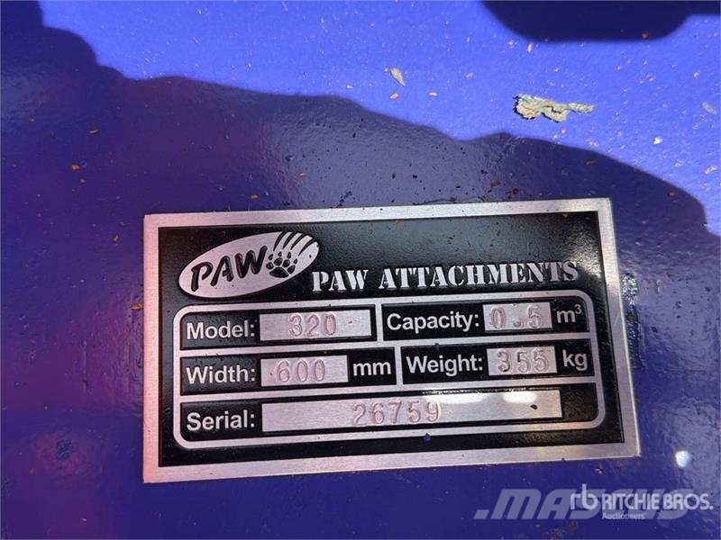  Quantity of (2)  Paw CAT200 43 in Digging Qty of E دلاء