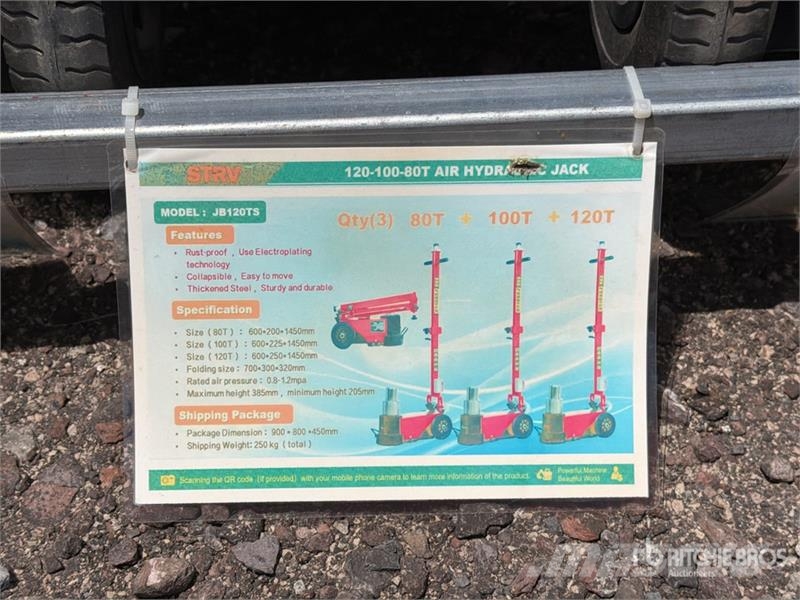  Quantity of (3)  STARVOX JB120TS Lote de Gatos Hid Bouw - Overige