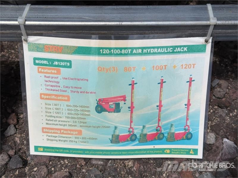 Quantity of (3) STARVOX JB120TS Lote de Gatos Hid Bouw - Overige