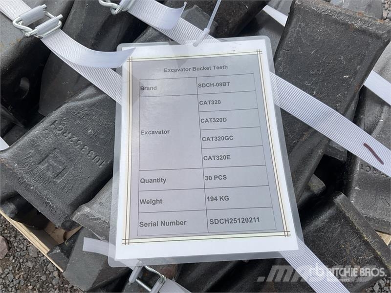 Quantity of (30) SDCH SDCH-08BT Lote de Puntas pa Kiti naudoti statybos komponentai