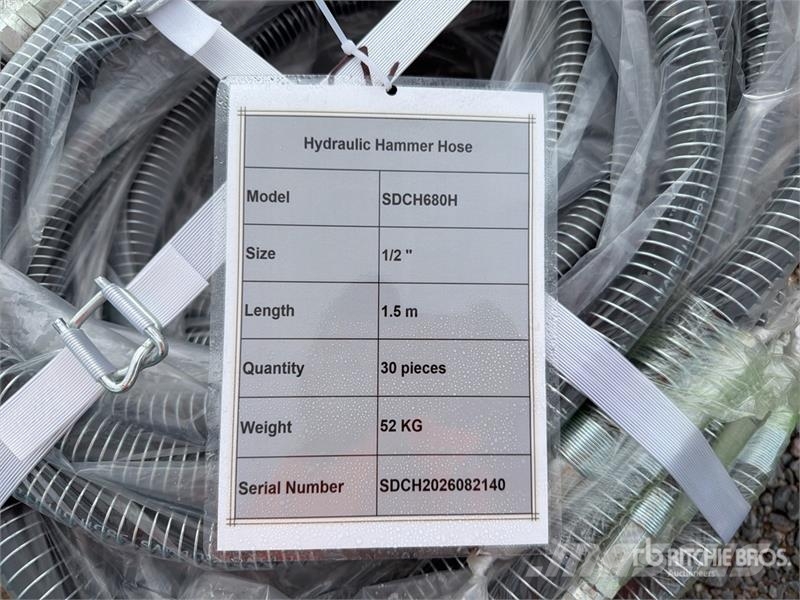  Quantity of (30)  SDCH SDCH680H Lote de Mangueras  Otros componentes