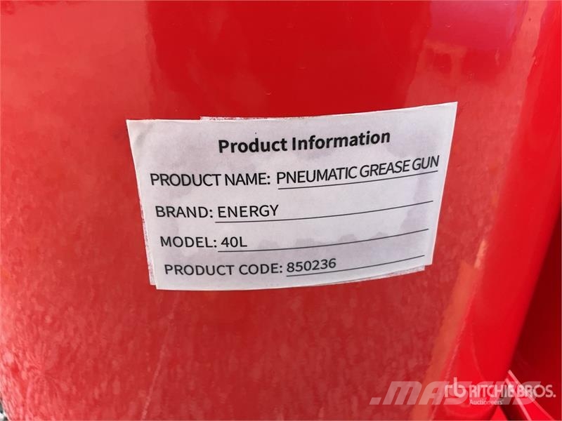 Quantity of (4) Energy 40L Lote de Bombas de Gras Procesapparatuur en machines