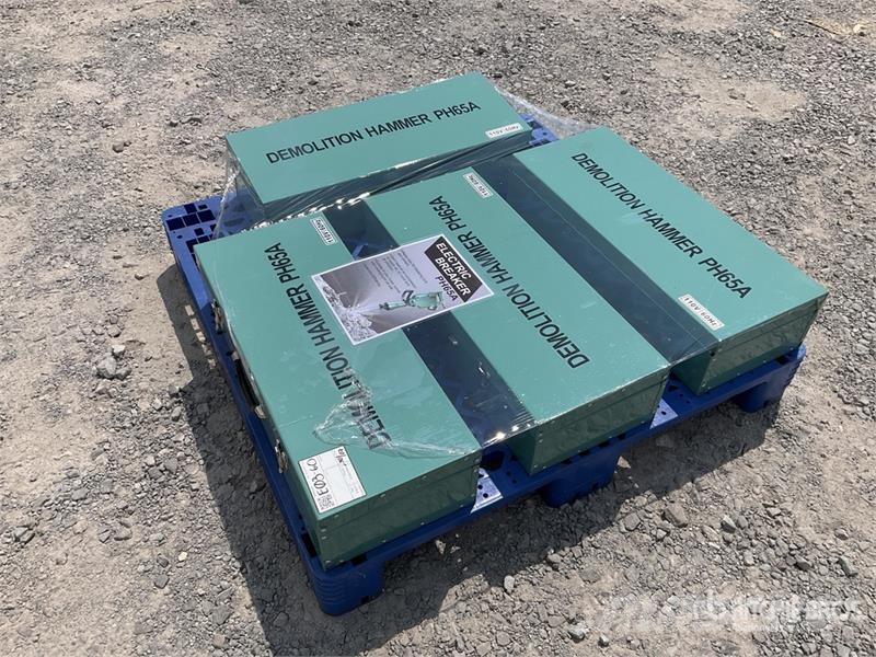Quantity of (4) Hammer PH65A Electric Lote de Rom Chisel ploughs