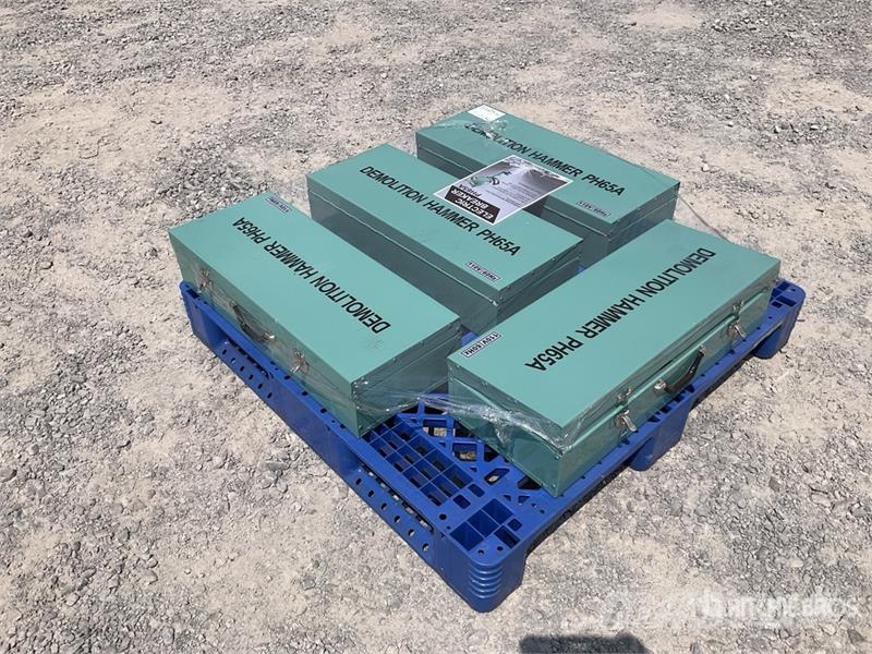 Quantity of (4) Hammer PH65A Electric Lote de Rom Chisel ploughs