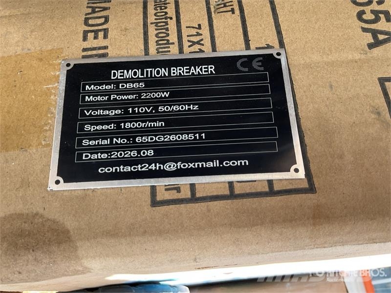  Quantity of (4)  SKLP DB65 Electric Lote de Romped Chisel