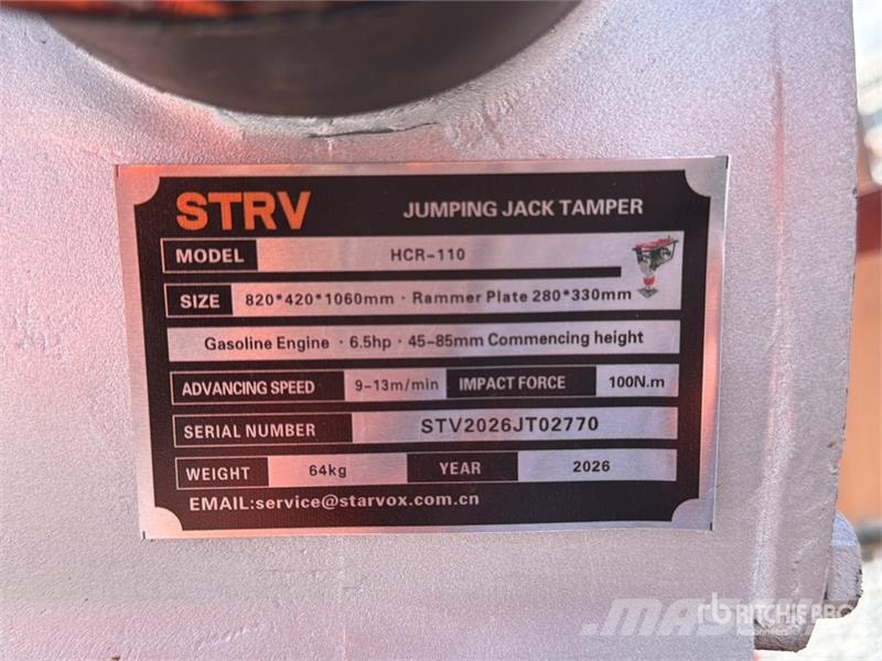 Quantity of (4) STARVOX HCR-110 Lote de Bailarina Compacteurs