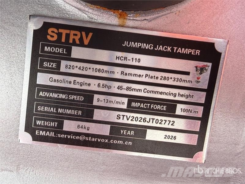 Quantity of (4) STARVOX HCR-110 Lote de Bailarina Compacteurs