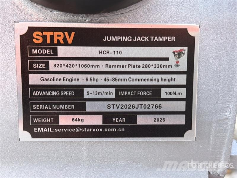 Quantity of (4) STARVOX HCR-110 Lote de Bailarina Compacteurs