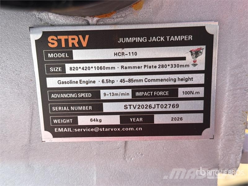 Quantity of (4) STARVOX HCR-110 Lote de Bailarina Compacteurs