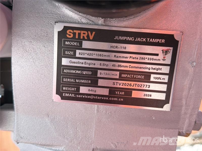 Quantity of (4) STARVOX HCR-110 Lote de Bailarina Compacteurs