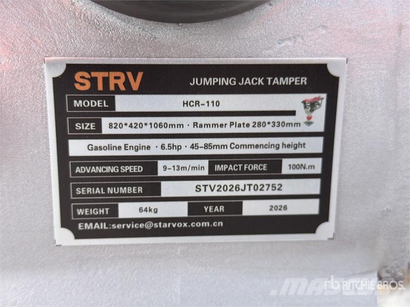 Quantity of (4) STARVOX HCR-110 Lote de Bailarina Compacteurs
