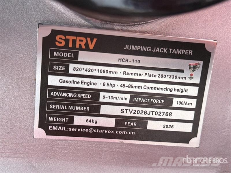 Quantity of (4) STARVOX HCR-110 Lote de Bailarina Compacteurs