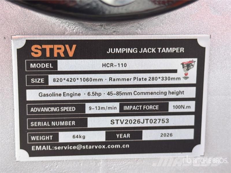 Quantity of (4) STARVOX HCR-110 Lote de Bailarina Compacteurs