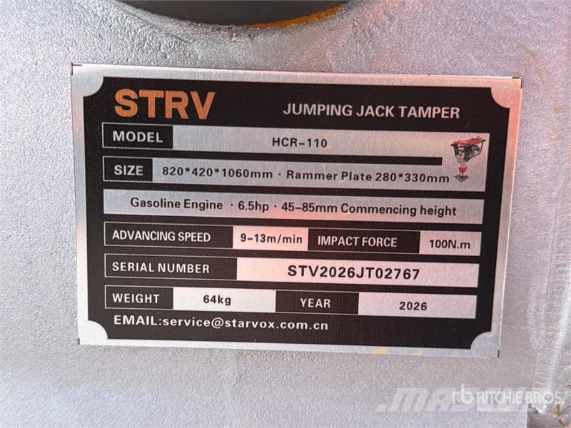 Quantity of (4) STARVOX HCR-110 Lote de Bailarina Compacteurs