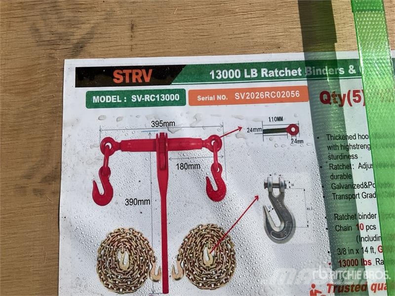Quantity of (5) Starvox SV-RC13000 Lote de Matrac Otros componentes